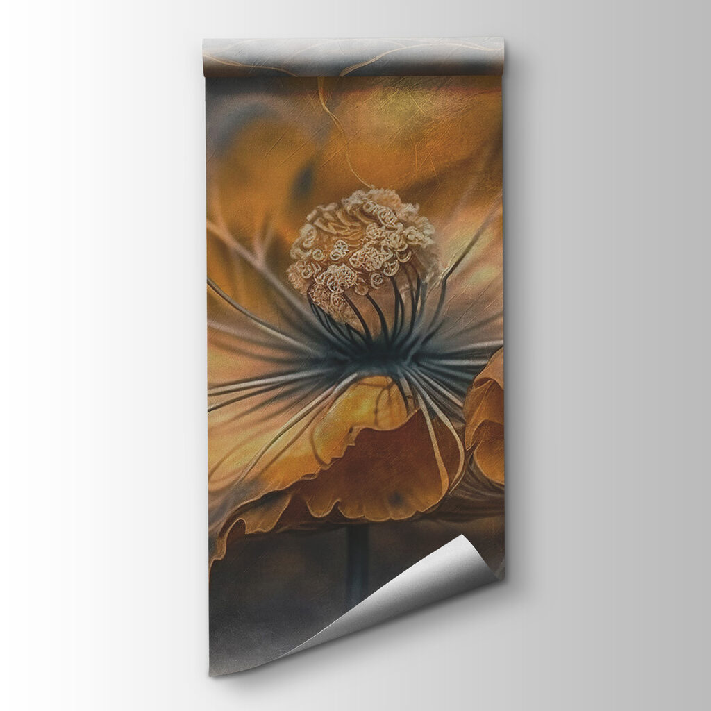 Flor en luz ámbar — vista del producto