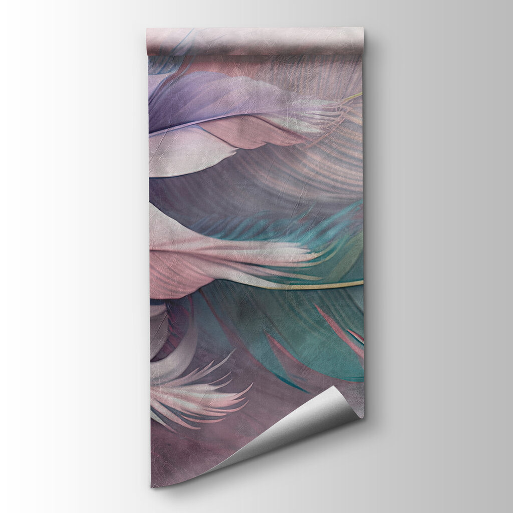 Plumas en tonos pastel — vista del producto