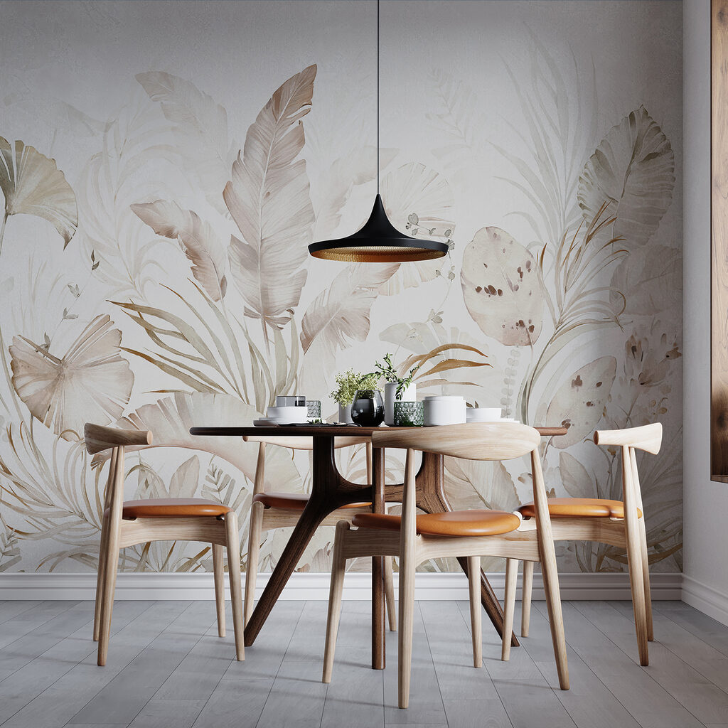 Flores claras en grupo — interior 4