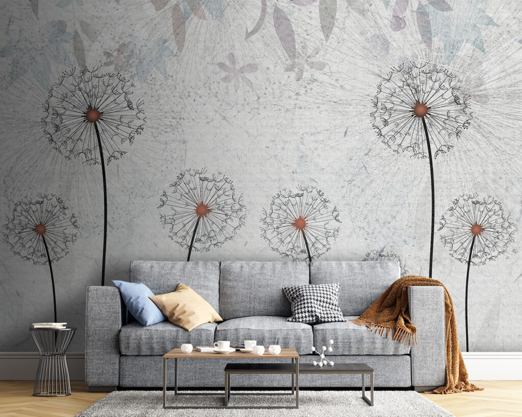 Cabezas blancas en tallos — interior 3