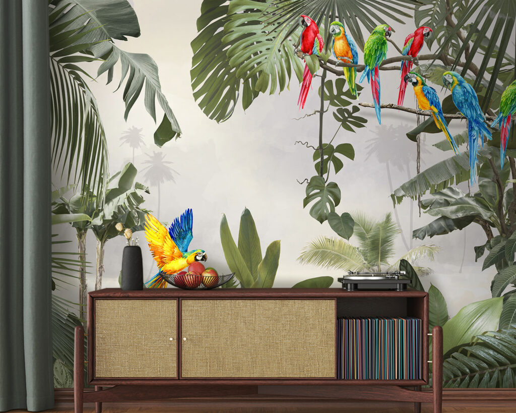 Guacamayos en la selva — interior 3