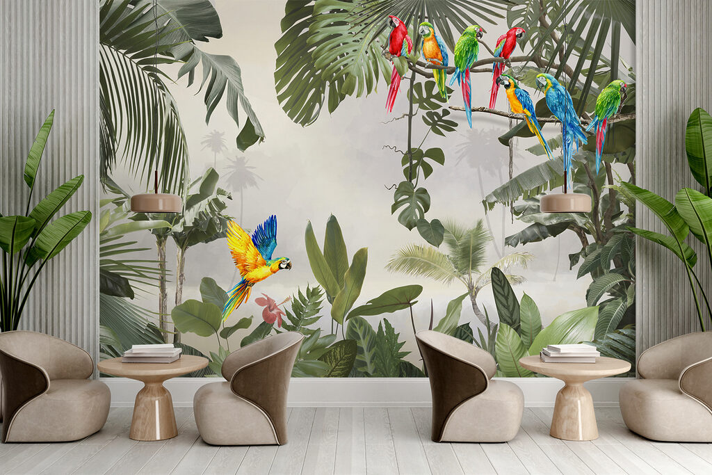 Guacamayos en la selva — interior 5