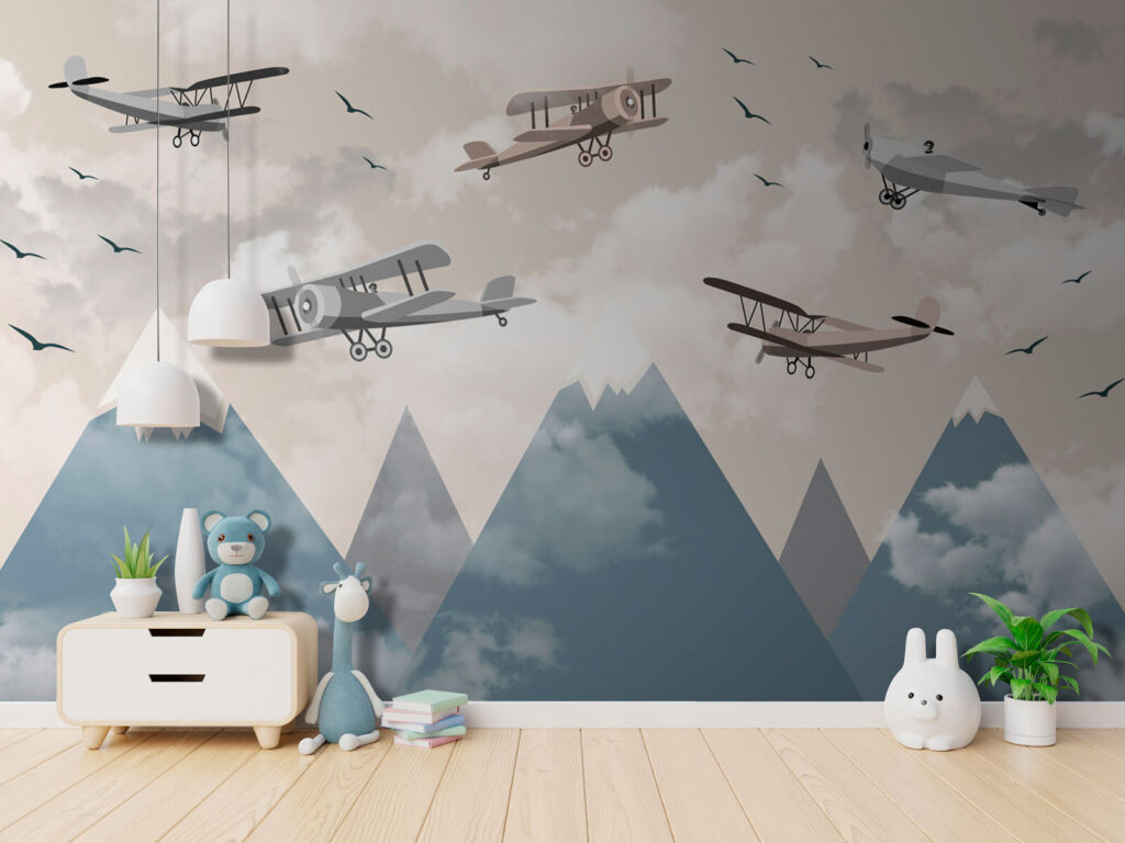 Aviones sobre cumbres nevadas — interior 2