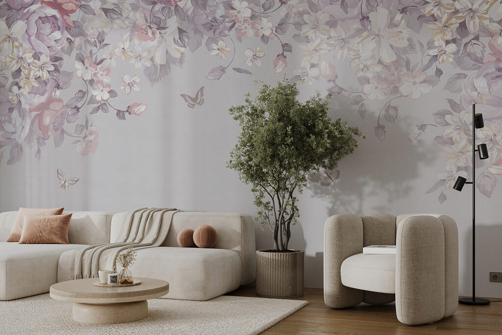 Mariposas bajo arco floral — interior 6
