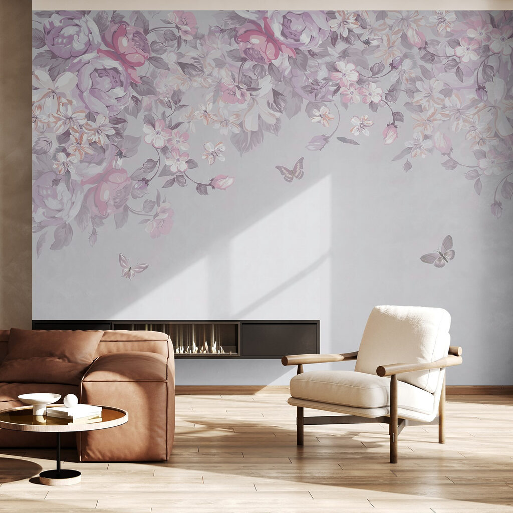 Mariposas bajo arco floral — interior 3