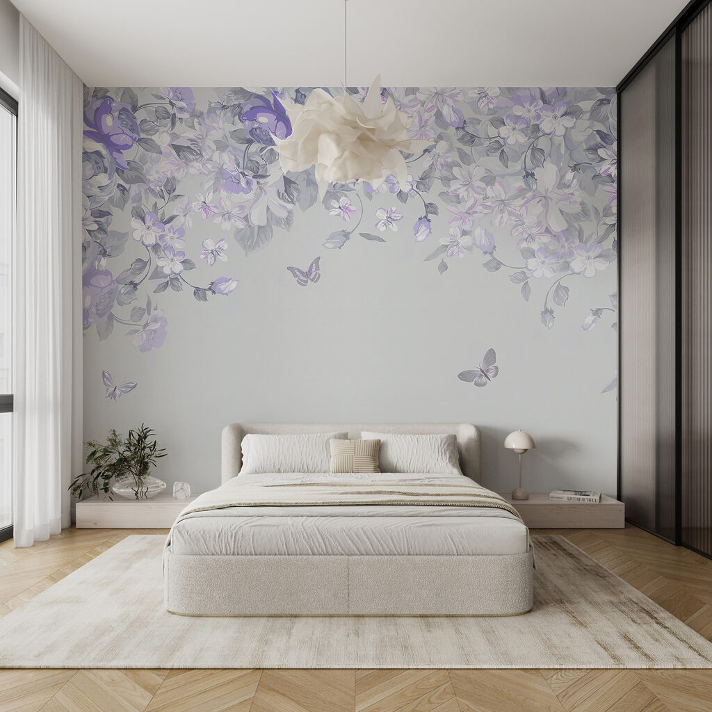 Mariposas bajo arco floral — interior 2