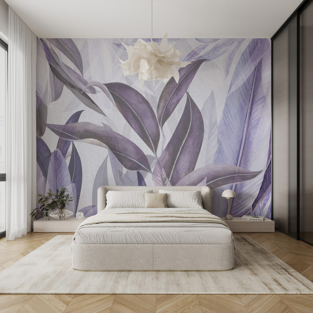 Hojas alargadas en pastel — interior 1