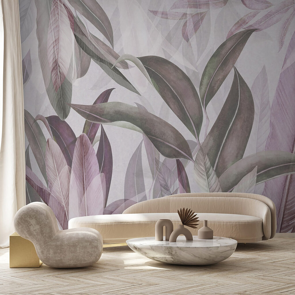 Hojas alargadas en pastel — interior 3