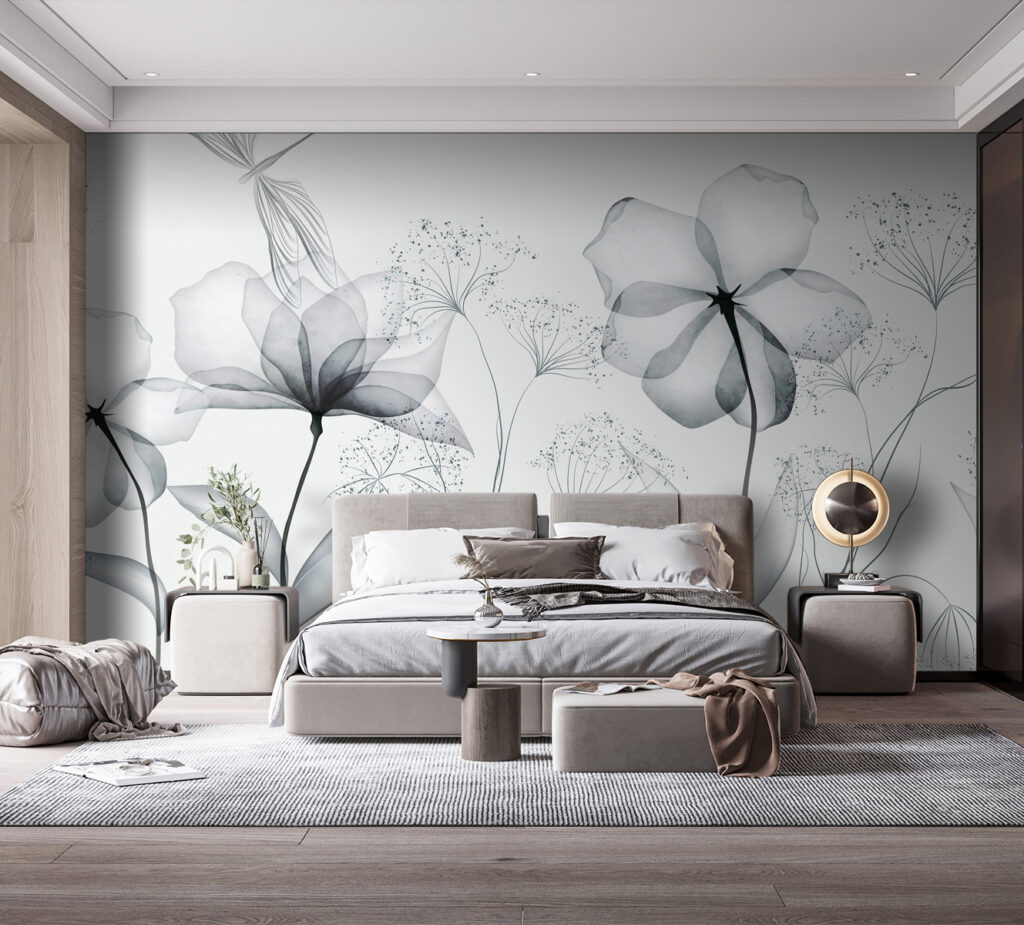 Umbelas grises en tallos — interior 3