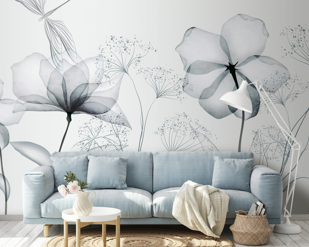 Umbelas grises en tallos — interior 4