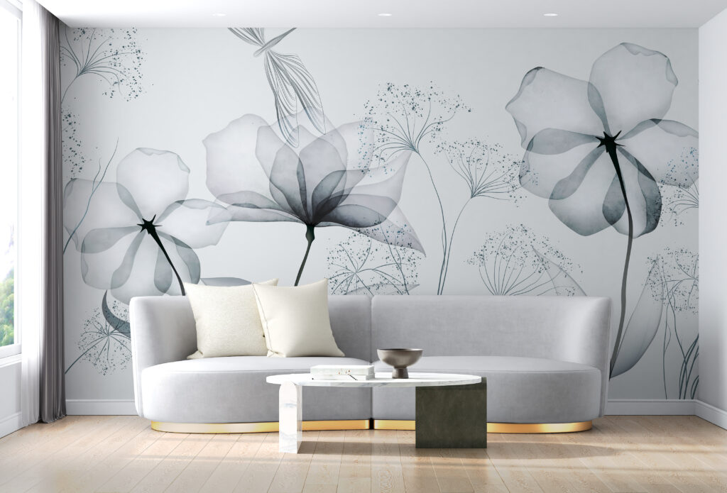 Umbelas grises en tallos — interior 5