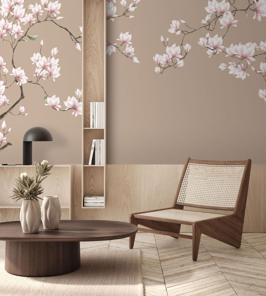 Magnolias en rosa claro — interior 1