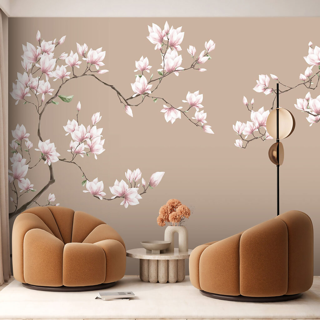 Magnolias en rosa claro — interior 5