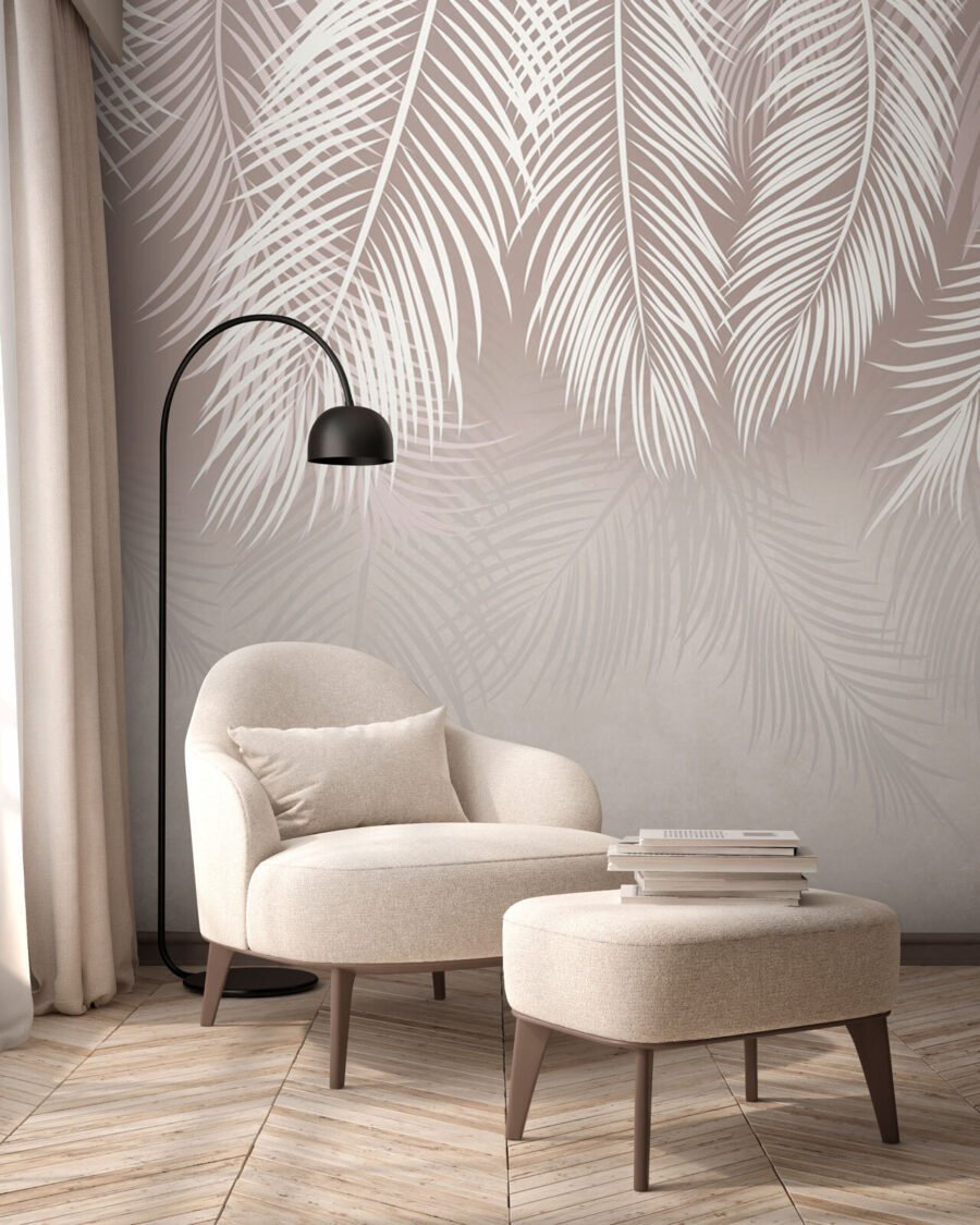 Frondas curvas con sombras — interior 3
