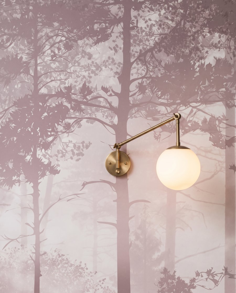 Bosque de troncos altos — detalle