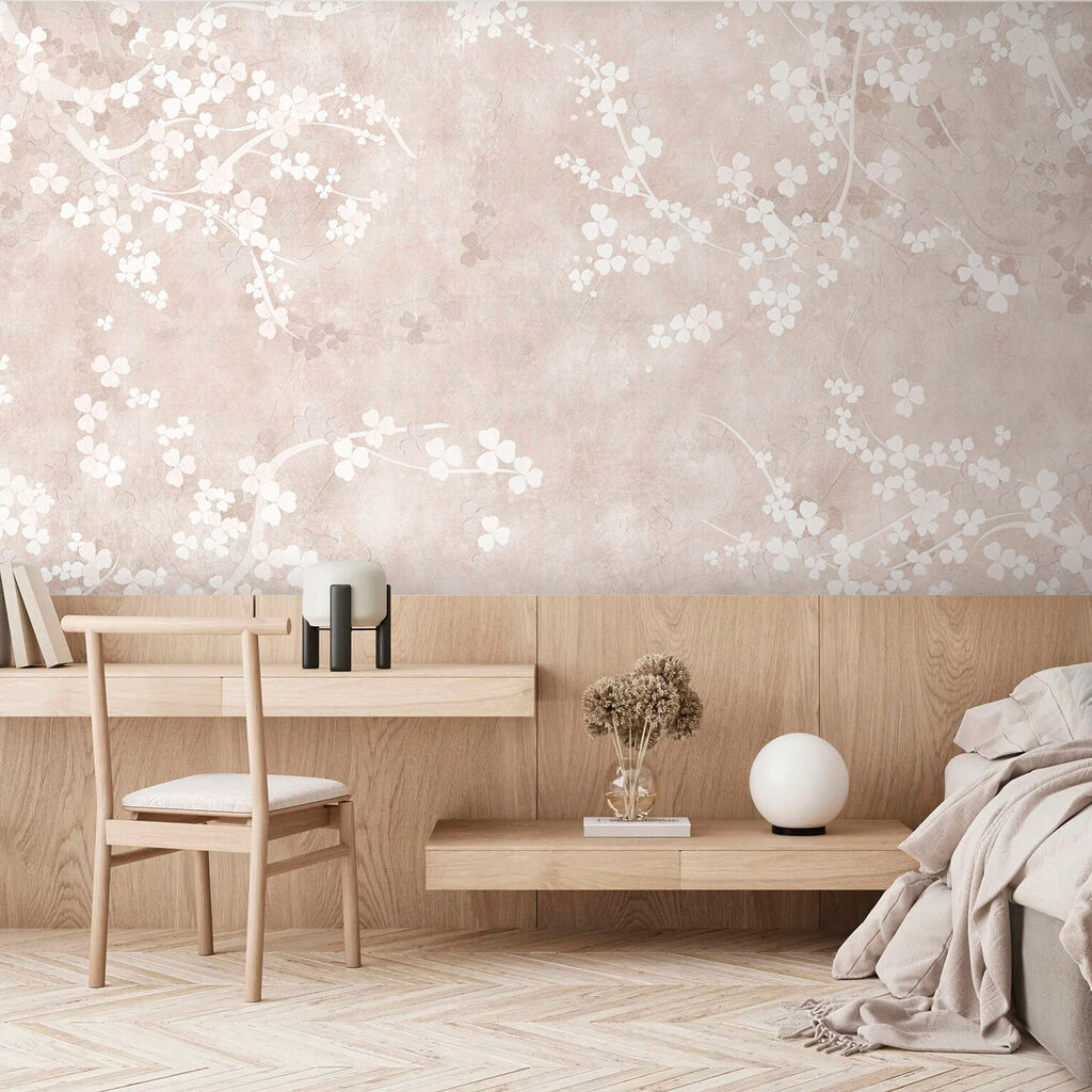 Flores blancas en pátina — interior 4