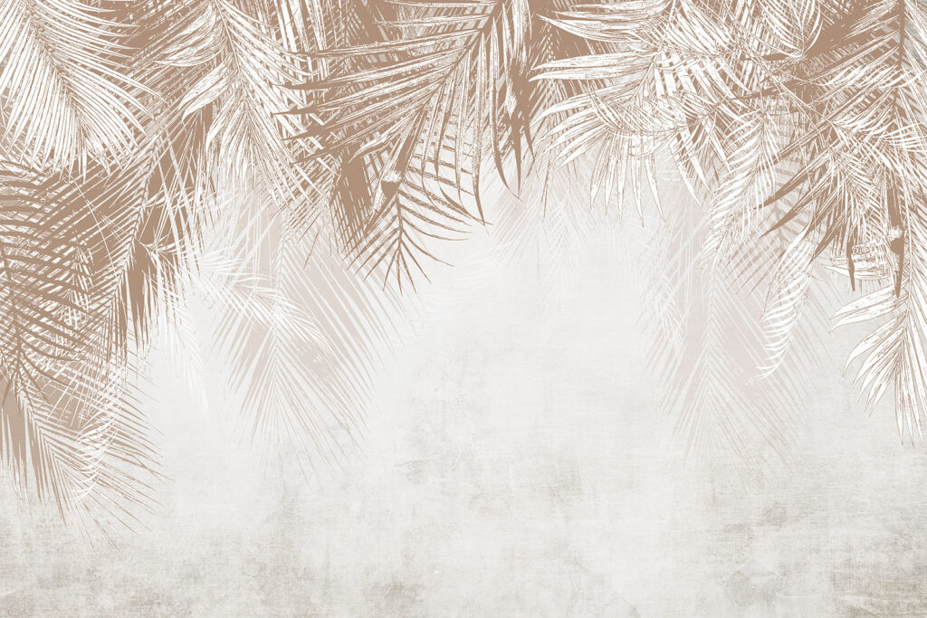 Ramas de palmera claras — diseño completo