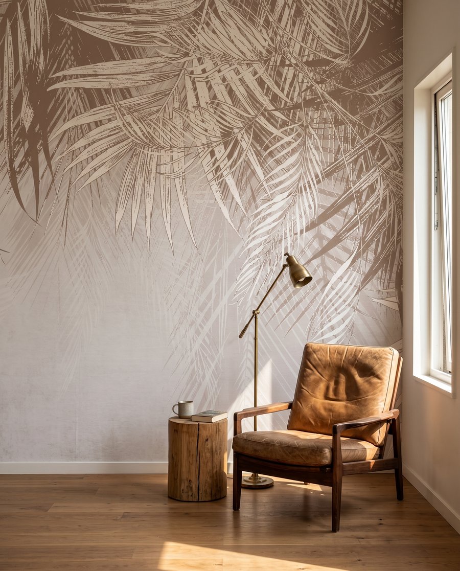 Ramas de palmera claras — interior 3