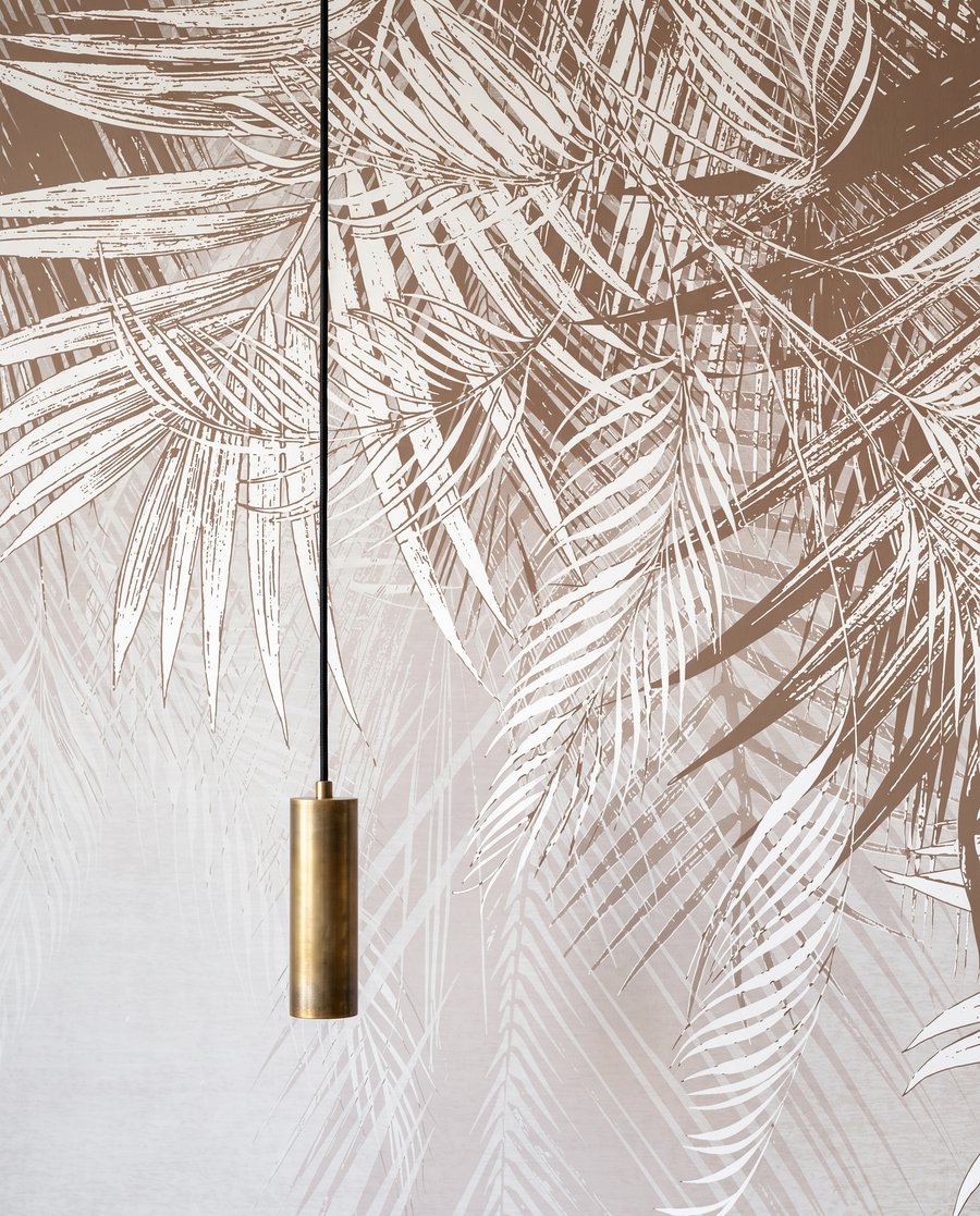 Ramas de palmera claras — detalle