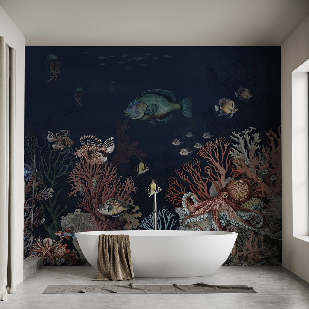 Arrecife en azul profundo — interior 7