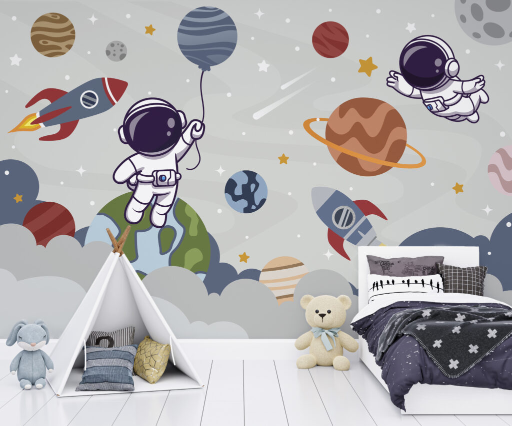 Astronautas entre planetas — interior 1