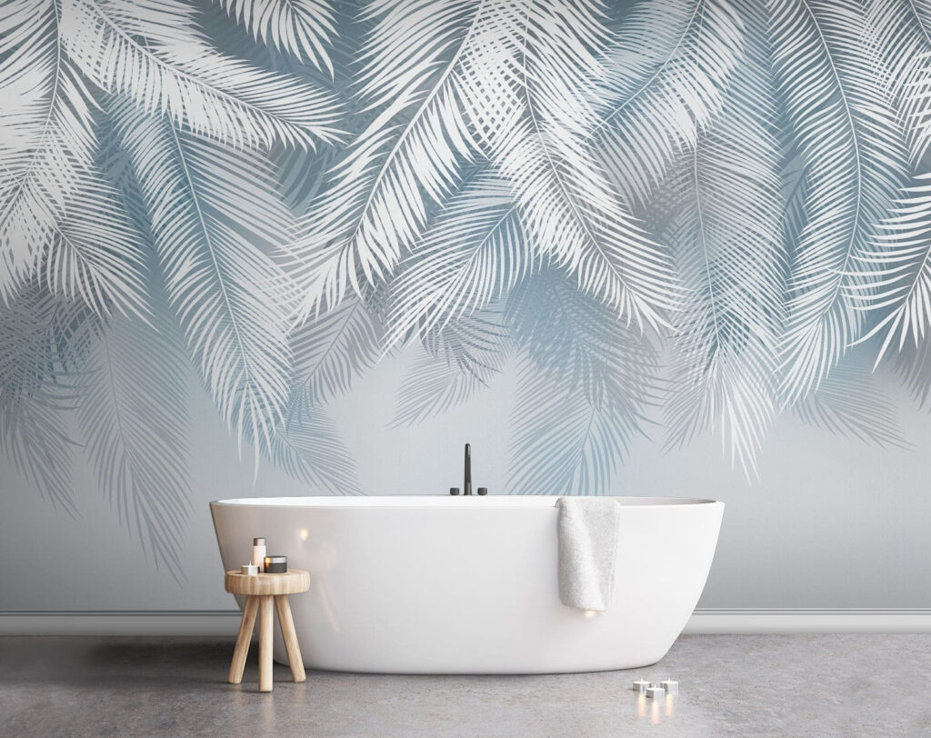 Hojas blancas de palmera — interior 2