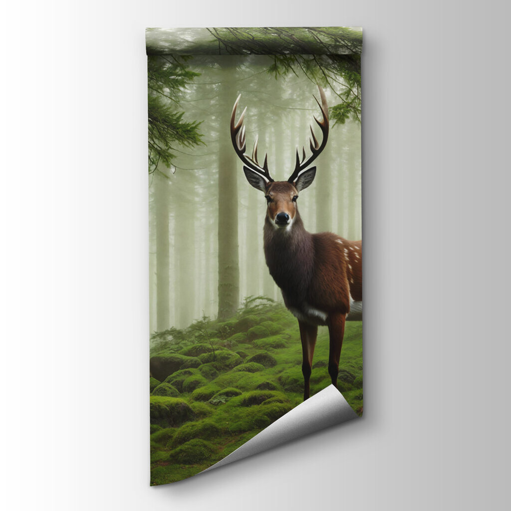 Ciervos en el bosque — vista del producto