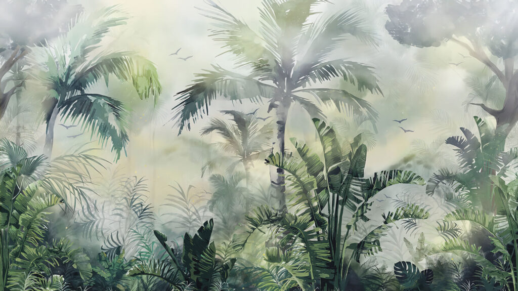 Selva de verdes suaves — diseño completo