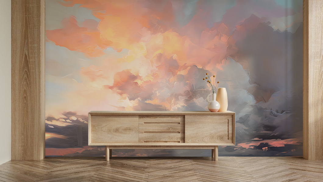 Luz dorada entre nubes — interior 3
