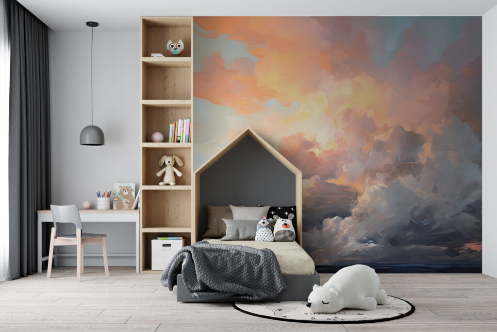 Luz dorada entre nubes — interior 4