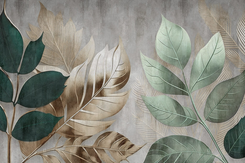 Hojas verdes — diseño completo