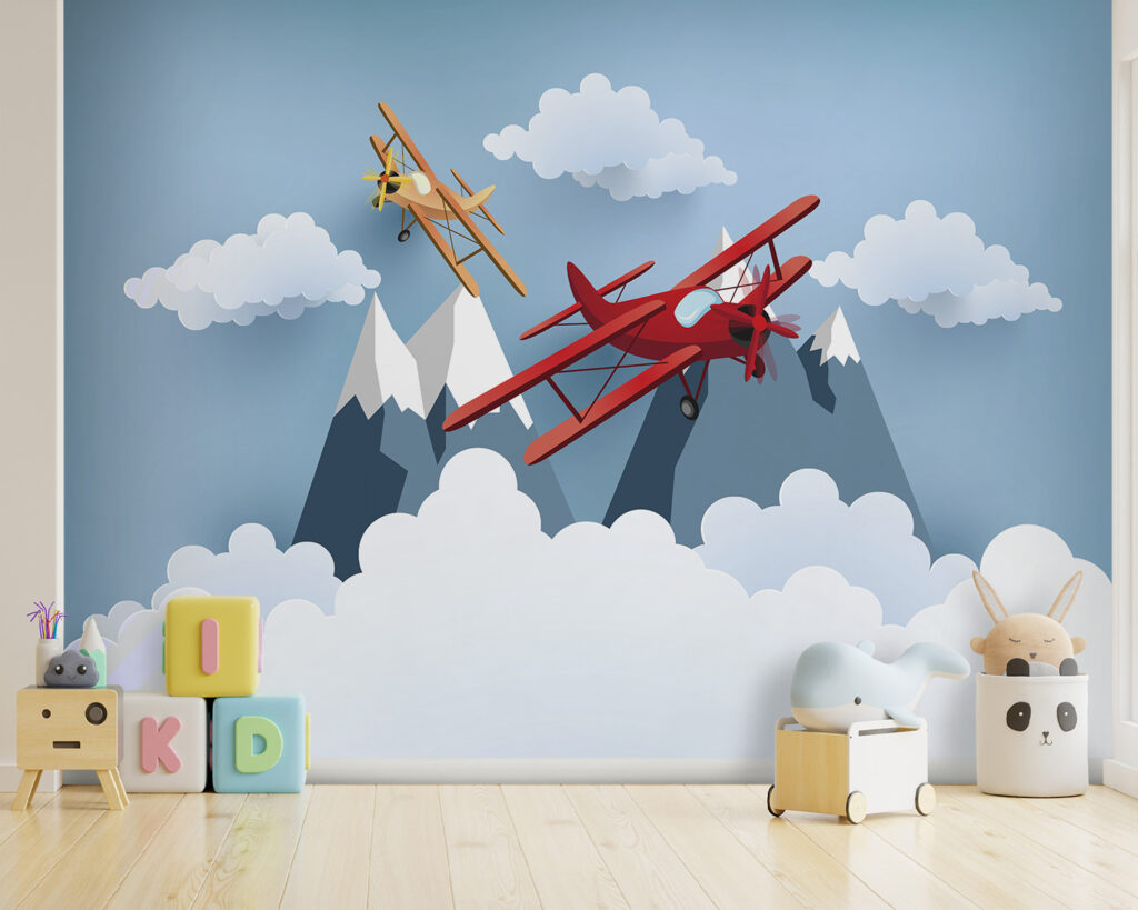 Avionetas entre nubes — interior 3