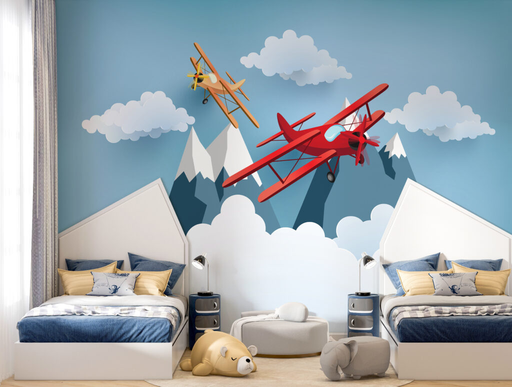 Avionetas entre nubes — interior 2