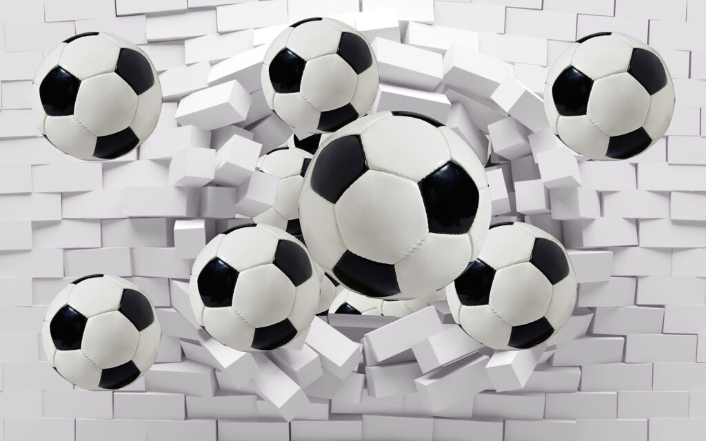 Fútbol contra el ladrillo — diseño completo
