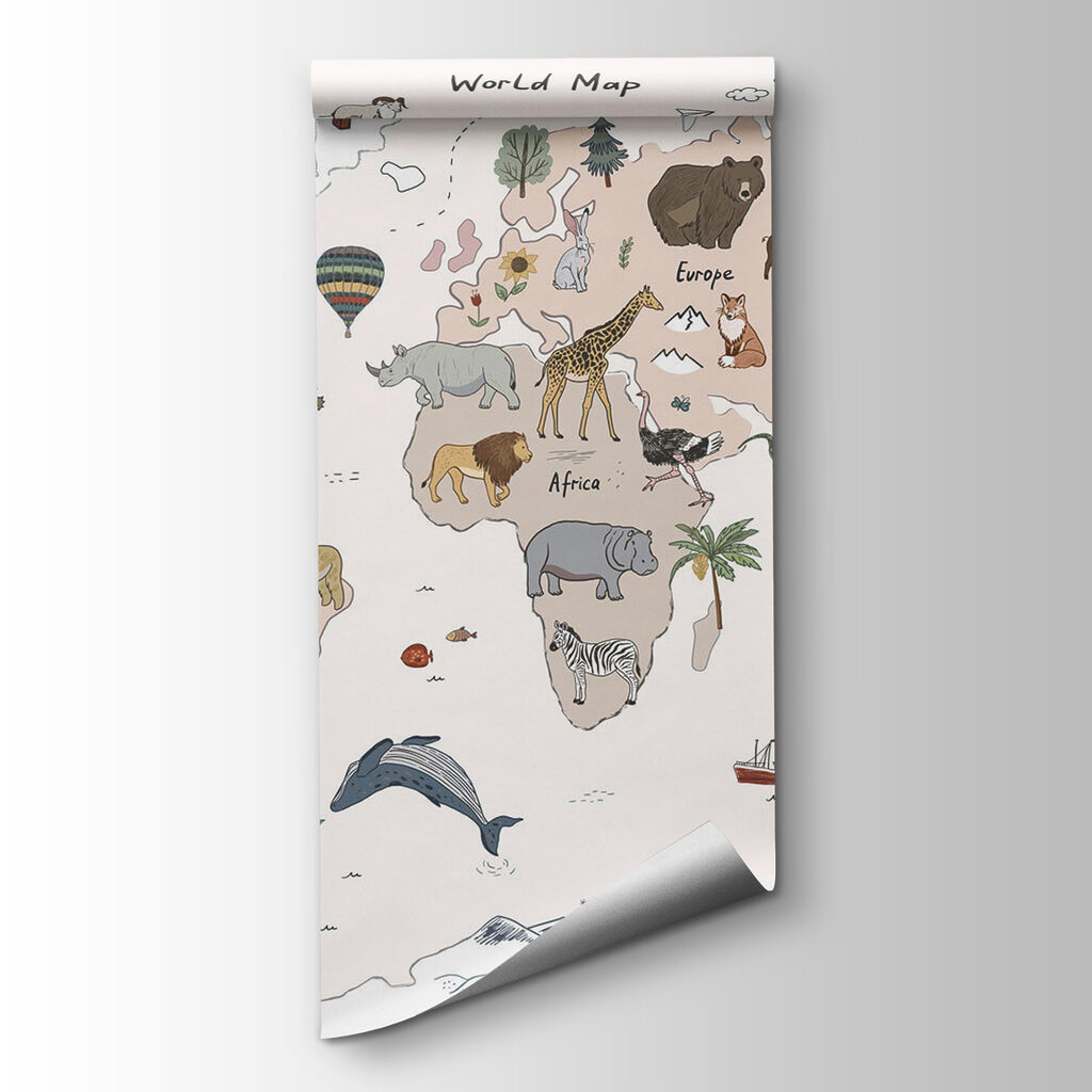 Continentes llenos de dibujos — vista del producto