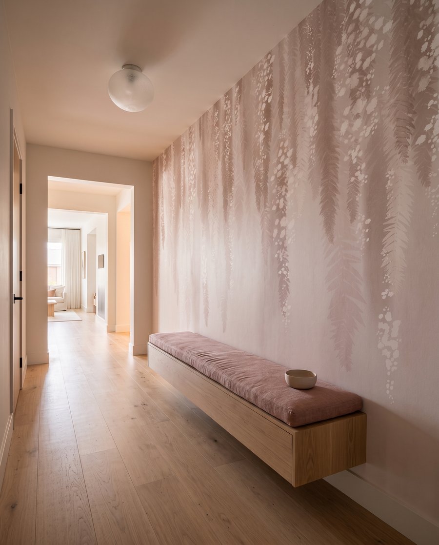 Guirnaldas en rosa suave — interior 5