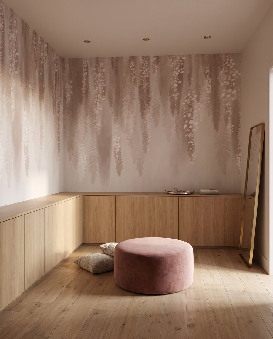 Guirnaldas en rosa suave — interior 6