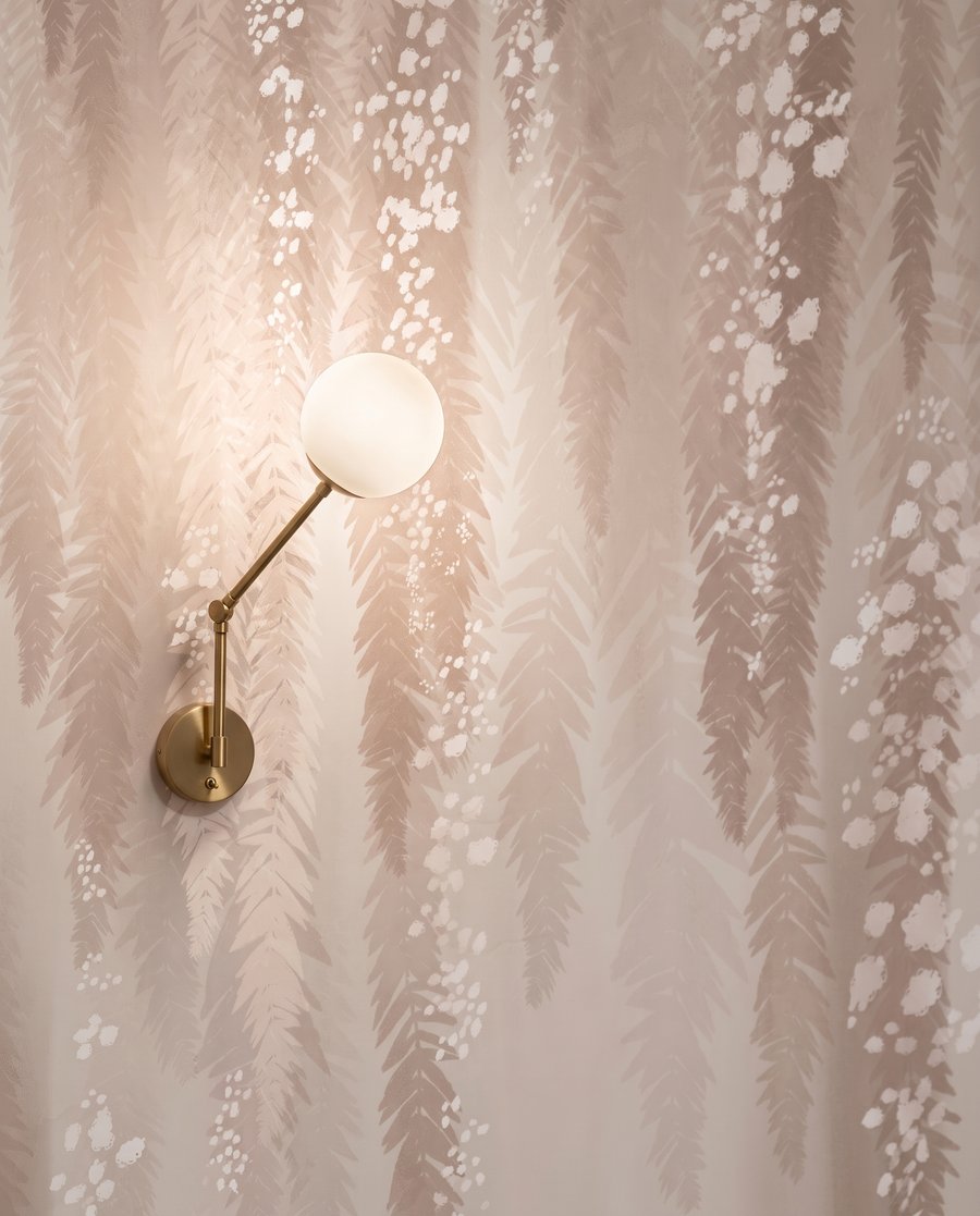 Guirnaldas en rosa suave — detalle