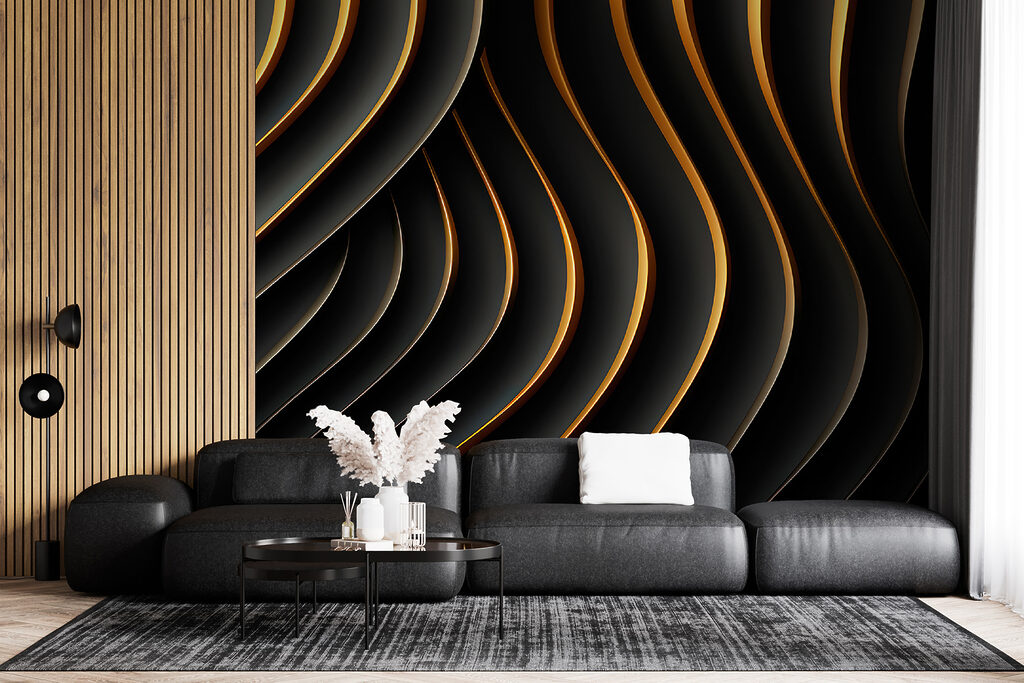 Olas negras y doradas — interior 6
