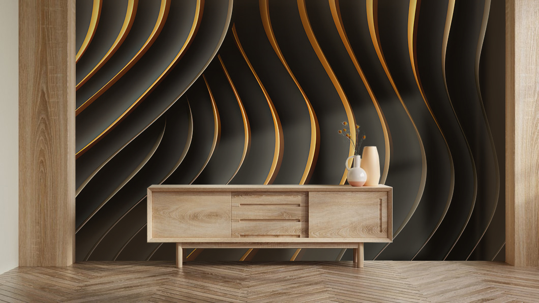 Olas negras y doradas — interior 3