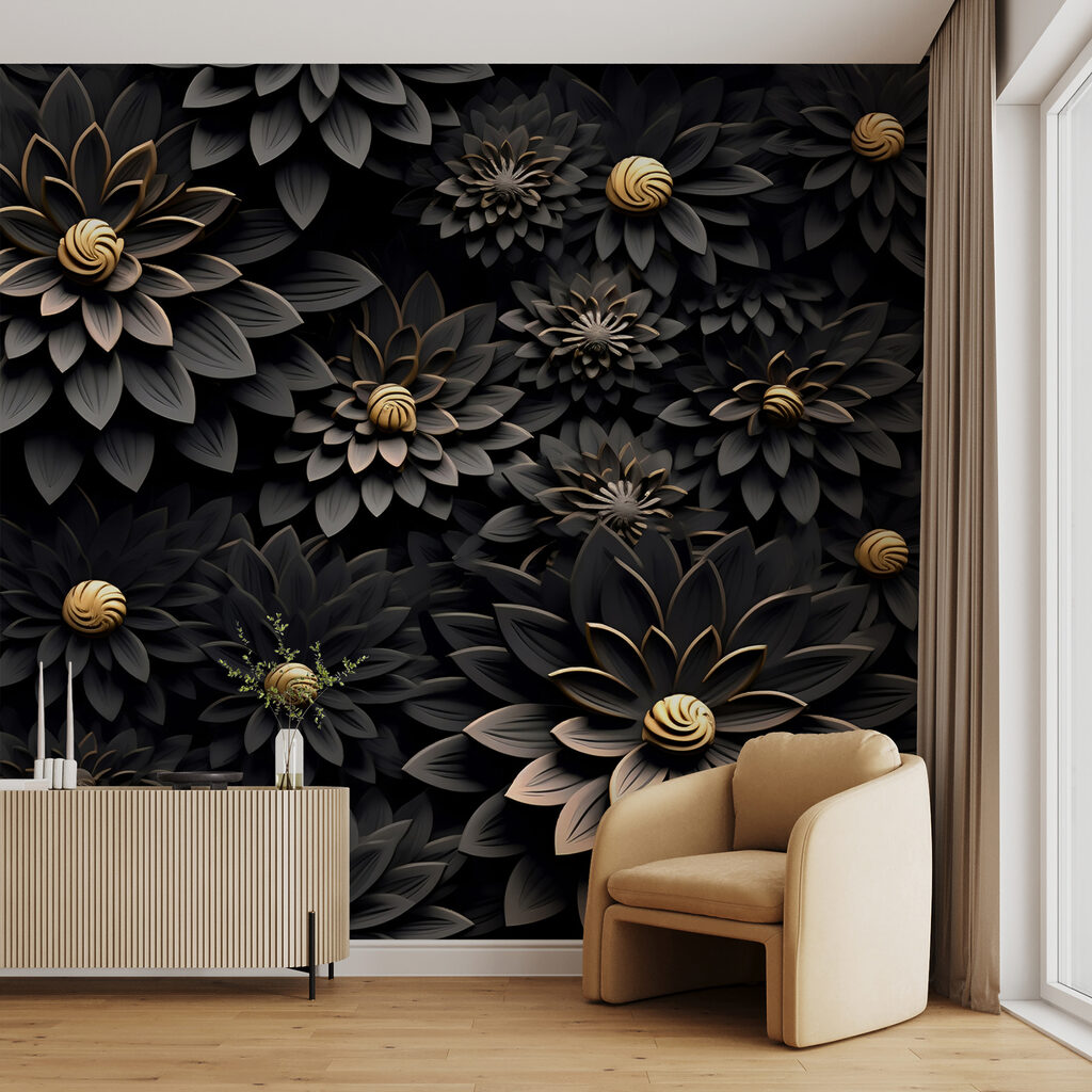 Flores negras, corazones dorados — interior 5