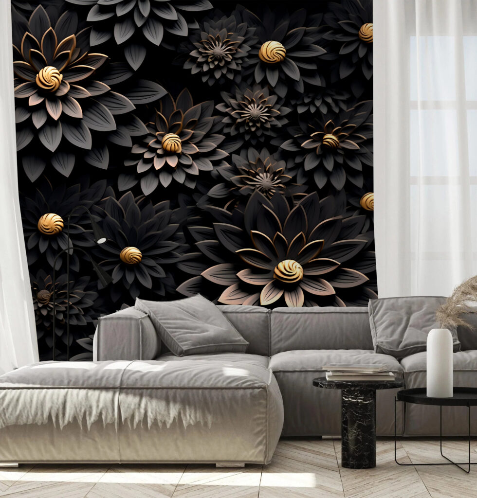 Flores negras, corazones dorados — interior 2