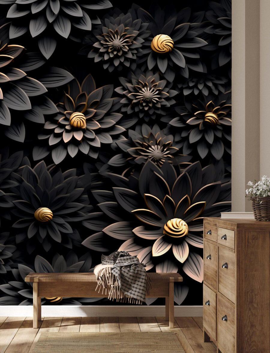 Flores negras, corazones dorados — interior 4