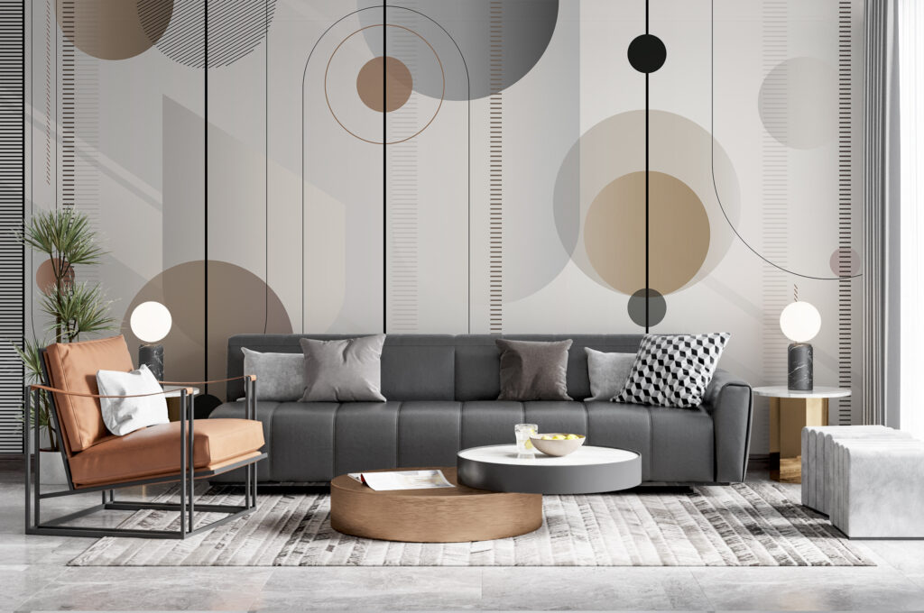 Círculos con líneas punteadas — interior 1