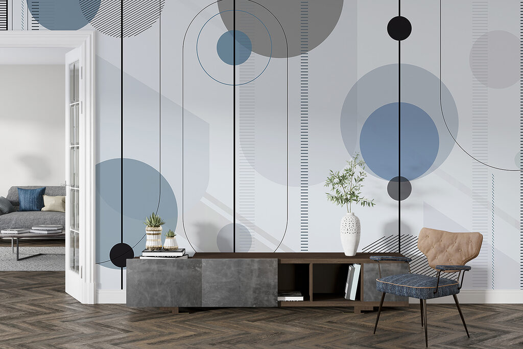 Círculos con líneas punteadas — interior 3