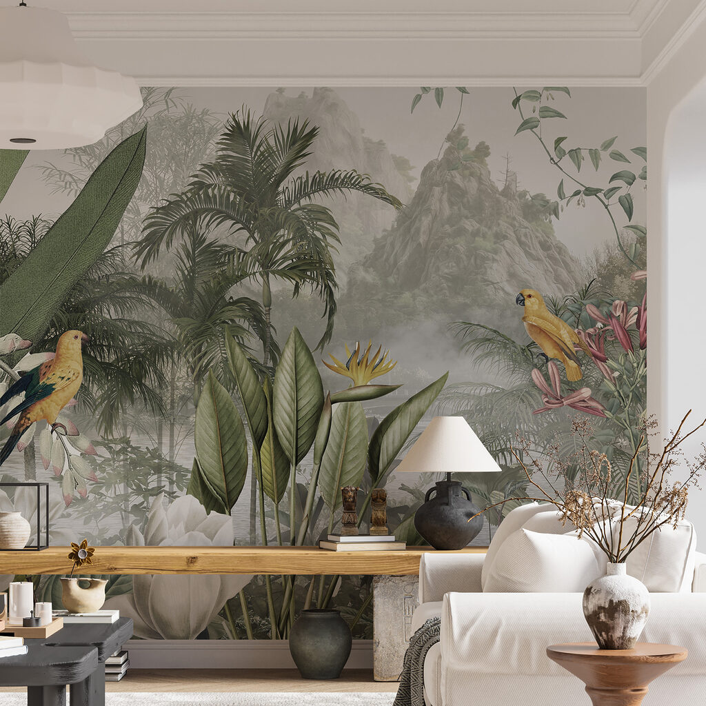 Loto en selva brumosa — interior 10