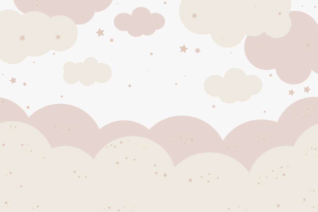 Nubes y colinas suaves — diseño completo
