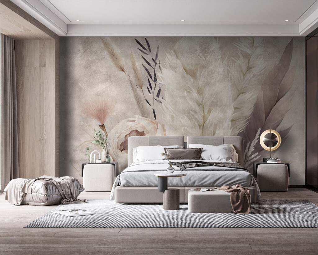 Rosa entre hierba seca — interior 3