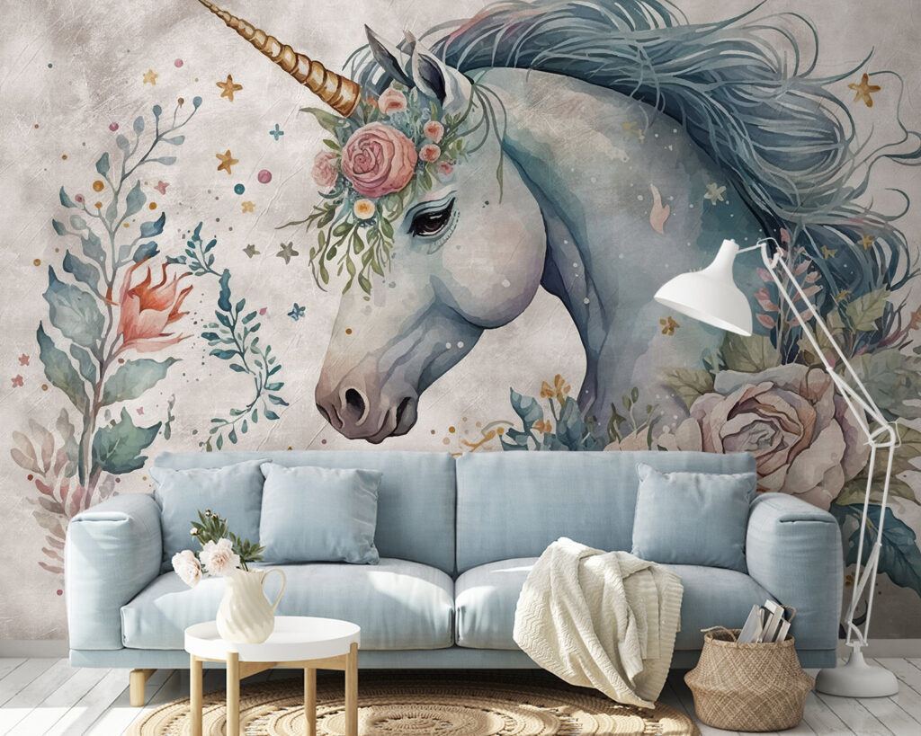 Unicornio con flores — interior 4