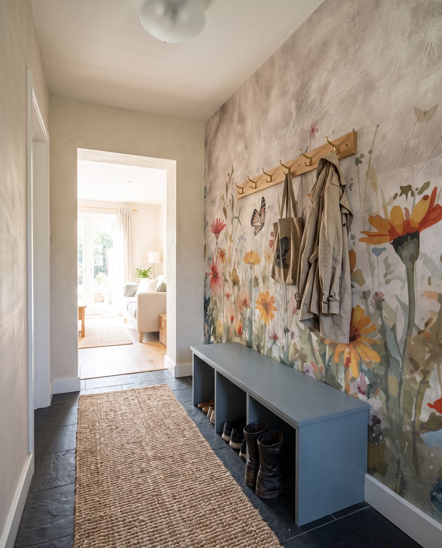 Mariposas sobre flores silvestres — interior 5